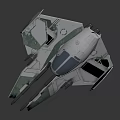 Futuristic Fighter Jet With Sleek Aerodynamic Design Transparent Cockpit And Advanced Weaponry