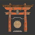 Gong Ancient Musical Instruments Classical Musical Instruments Percussion Instruments Music Equipment Music Equipment Realism 3d model