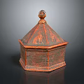 Wooden Box Storage Box Item Box Collection Box Jewel Box Small Box Container Realistic 3d model