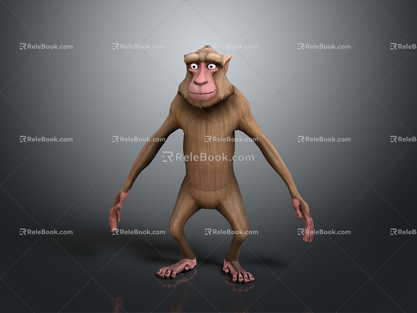 Monkey Monkey Cartoon Monkey Anime Monkey Stylized Monkey Fantasy Style Monkey Toy model