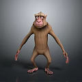 Monkey Cartoon Monkey Anime Monkey Stylized Monkey Fantasy Style Monkey Toy 3d model