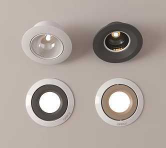 Modern downlight spotlight open-mounted downlight recessed downlight spotlight 3d model