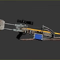 Crossbow Crossbow Crossbow Crossbow Mechanical Crossbow Shift Bow and Arrow Shoot Far Equipment Weapons High-tech Crossbow 3d model