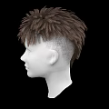 Elegant Jewelry Display On White Mannequin Head With Brown Short Hair