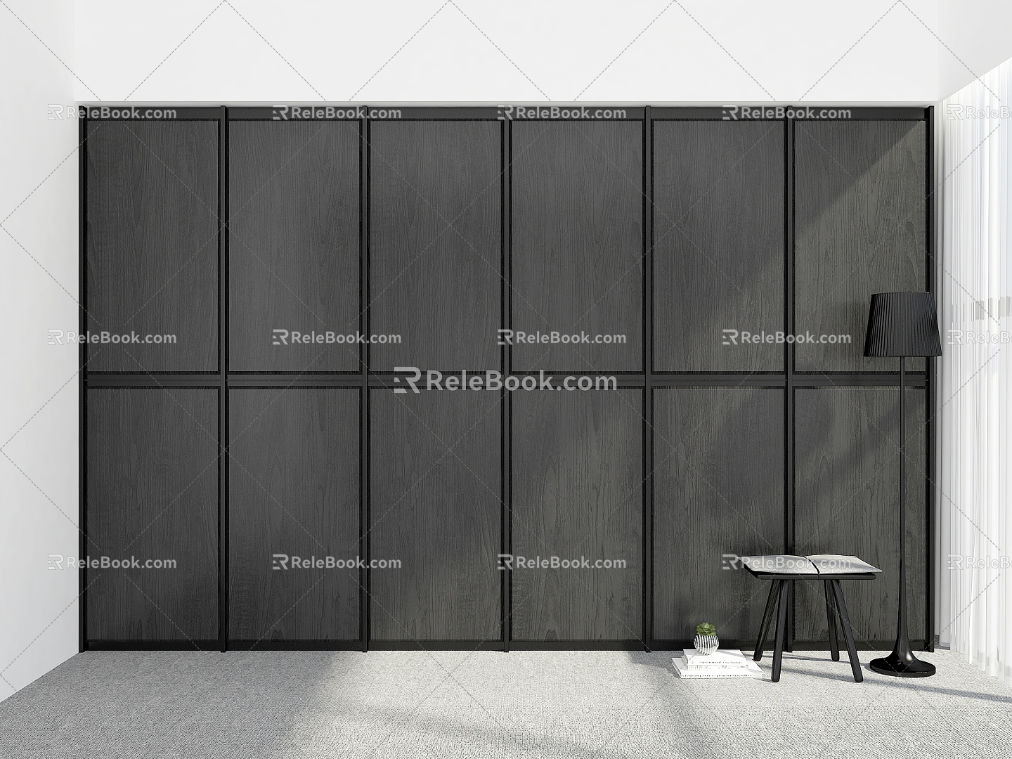 Wardrobe Wardrobe Custom Whole Wardrobe Coat Cabinet Storage Wardrobe Wardrobe 3d model