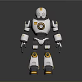 Robot Assistant Small Robot Butler Robot Butler Figure Game Figure 3d model