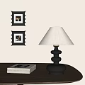 Nordic Middle Style Table Lamp 3d model