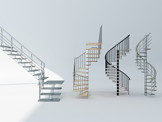 revolving staircase 3d model