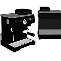 Commercial Coffee Machines With Modern Black Design For Business Use