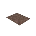 Elegant Wooden Wall Decor With Intricate Geometric Patterns And Striped Details