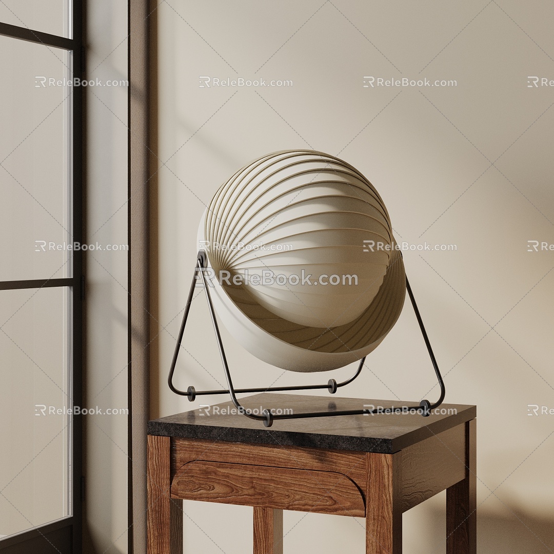 Modern table lamp 3d model