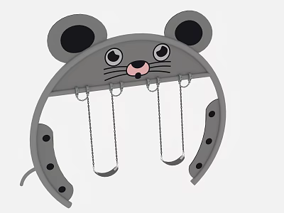 Modern Swing Mouse Swing 3d model