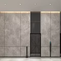 Modern Hall Hotel Lobby Front Desk Reception Hall Elevator Hall 3d model