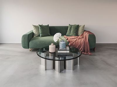 Modern double sofa model