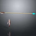 Crossbow Bow Arrow Crossbow Mechanical Crossbow Shifting Bow and Arrow Shoot Distal Equipment Weapons 3d model