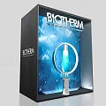 Biotherm Serum Display With Blue Background And Water Droplets Photo Spot
