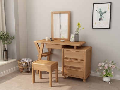 Nordic dressing table model