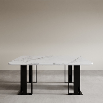 Dining Table Desk Conference Table Marble Table Long Table Square Table 3d model