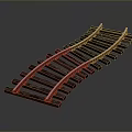 Drawer Slide Track Slide Equipment Parts Realistic 3d model