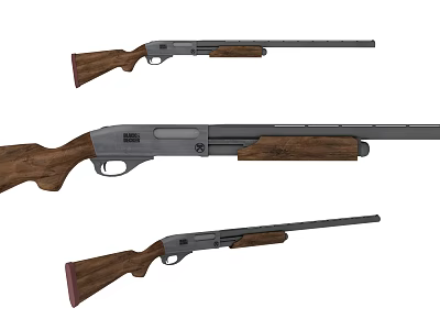 Modern rifle semi-automatic rifle 3d model Modern rifle semi-automatic rifle 3d model