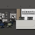 Bright Modern Dental Clinic Reception With Cozy Waiting Area And Full Medical Facilities