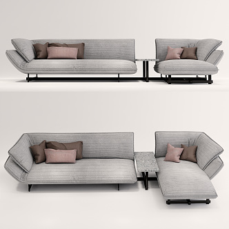 Modern Corner Sofa Double Sofa Multi-Person Sofa 3d model