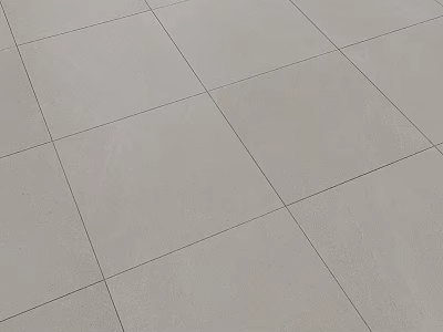 Gray Floor Tiles Neatly Arranged In Modern Style For Interior Design 3d model