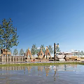 Modern Rice Field Complex 3d model