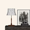 Middle Style Table Lamp 3d model