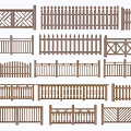 Various Styles Of Decorative Wooden Garden Fences With Different Designs
