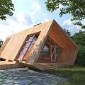 Modern Chalet 3d model