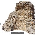 Stone Brick Ruins of City Wall Ruins 3d model