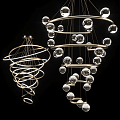 Light Luxury Chandelier 3d model