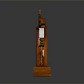 Clock Dock Clock Decoration Clock Game Item Game Equipment 3d model