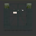 Animal Cage With Green Metal Frame And Moss Covered Top And Sides Design