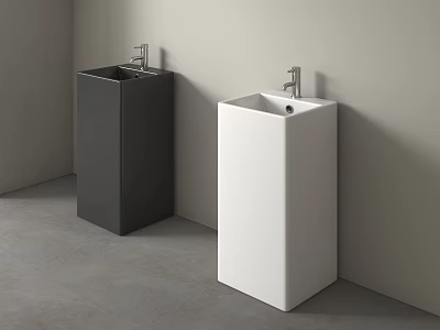 Table basin column basin column basin wash basin wash basin 3d model
