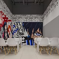 Modern wind store 3d model