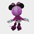 Modern Disney Minnie Cartoon Characters 3d model