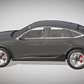 Modern Gray Audi Sedan With Sleek Exterior And Alloy Wheels Front Grille