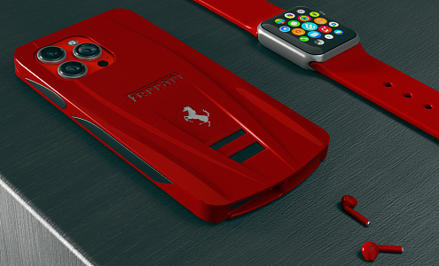 Modern Phone Case Ferrari Phone Case 3d model