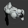 Modern Robot Warrior Mechanical Combat Police Mechanical Armor 3d model