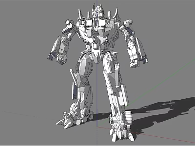 Detailed 3D Robot Model Showcasing Mechanical Structure And Engineering Design 3d model