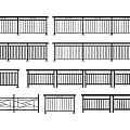 Various Decorative Fence Designs With Different Patterns For Home And Garden Use
