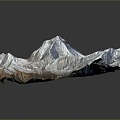 Geography, topography, mountain shape, ridge, ridge, valley, mountain range, canyon, geomorphology, mountain peak, mountain body 3d model