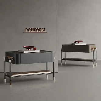 Modern bedside table 3d model