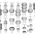 Pipeline valve regulating valve pneumatic valve control valve industrial hardware components 3d model