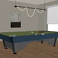 Billiard table 3d model