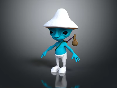 Modern Monster Goblin Small Monster Boss 3d model