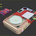 Cigarette cigarette making machine filter tip cigarette realistic 3d model