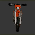 Red White Mountain Bicycle Featuring Off Road Design Large Tires and Sporty Frame